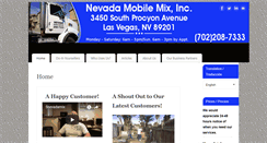 Desktop Screenshot of nevadamobilemix.net